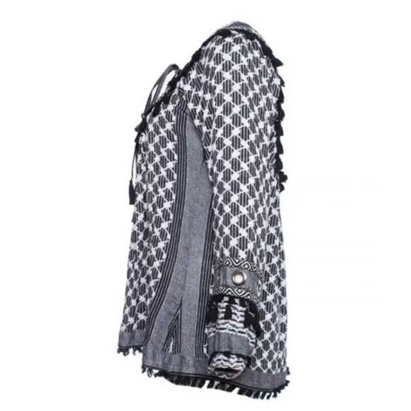 Dodo Bar Or Cotton Boho Tassel Top $395 Small - Picture 3 of 7